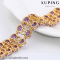 74467 Xuping Trendy In Stock Crystal Stone Jewelry Rows Bracelet